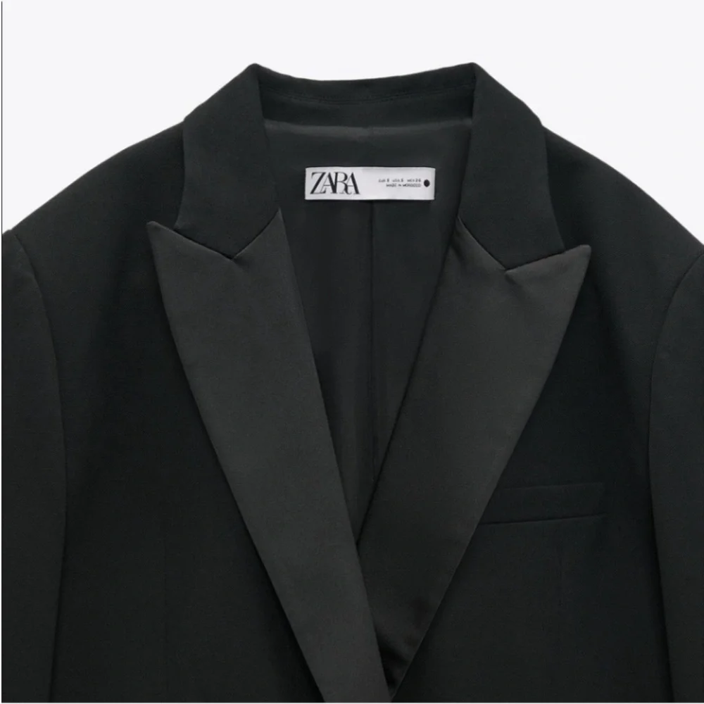 L. ZARA TONAL DOUBLE-BREASTED BLAZER - Picture 8 of 13